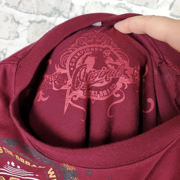 QLD  Maroons Queensland Australia Men's Rugby Burgundy Large - Picture 2 of 8